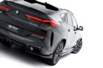 Maxton rear splitter (with vertical bars) V.2 for BMW X6 M-Pack G06 Facelift