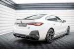Maxton rear splitter (with vertical bars) V.2 for BMW i4 M-Pack G26