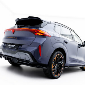 Maxton rear splitter (with vertical bars) V.2 for Cupra Terramar Mk1 (Version without towbar)