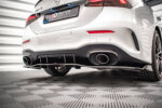 Maxton rear splitter (with vertical bars) V.2 for Mercedes A 35 AMG Sedan V177
