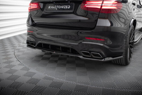 Maxton rear splitter (with vertical bars) V.2 for Mercedes-AMG GLC 63 SUV X253