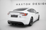 Maxton rear splitter (with vertical bars) V.2 for Tesla Model 3 Performance Mk1 Facelift