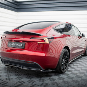 Maxton rear splitter (with vertical bars) V.2 for Tesla Model 3 Project Highland(Facelift)