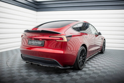 Maxton rear splitter (with vertical bars) V.2 for Tesla Model 3 Project Highland(Facelift)