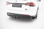 Maxton rear splitter (with vertical bars) V.2 for Tesla Model X Mk1 Facelift