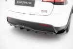 Maxton rear splitter (with vertical bars) V.2 for Tesla Model X Mk1 Facelift