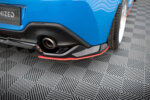 Maxton rear splitter (with vertical bars) V.2 for Toyota GR86 Mk1
