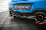 Maxton rear splitter (with vertical bars) V.2 for Toyota GR86 Mk1