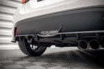 Maxton rear splitter (with vertical bars) V.2 for Toyota Yaris Mk4