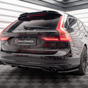 Maxton stražnji splitter (s vertikalnim šipkama) V.2 za Volvo V90 Mk2