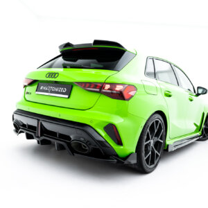 Maxton stražnji splitter (s vertikalnim šipkama) V.3 za Audi RS3 Sportback 8Y Facelift