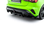 Maxton rear splitter (with vertical bars) V.3 for Audi RS3 Sportback 8Y Facelift