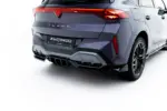 Maxton rear splitter (with vertical bars) V.3 for Cupra Terramar Mk1 (Version with towbar)