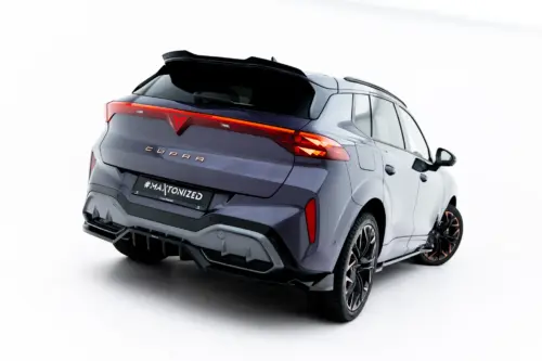 Maxton rear splitter (with vertical bars) V.3 for Cupra Terramar Mk1 (Version with towbar)