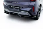Maxton stražnji splitter (s vertikalnim šipkama) V.4 za Cupra Terramar Mk1 (Version with towbar)