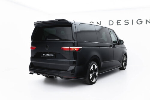 Maxton rear splitter (with vertical bars) for Volkswagen Multivan Long T7