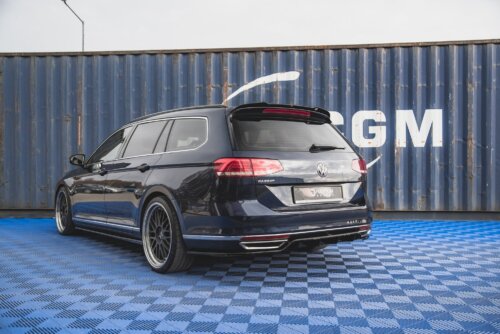 Maxton rear splitter (with vertical bars) for Volkswagen Passat B8
