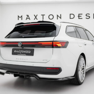 Maxton rear splitter (with vertical bars) for Volkswagen Passat B9