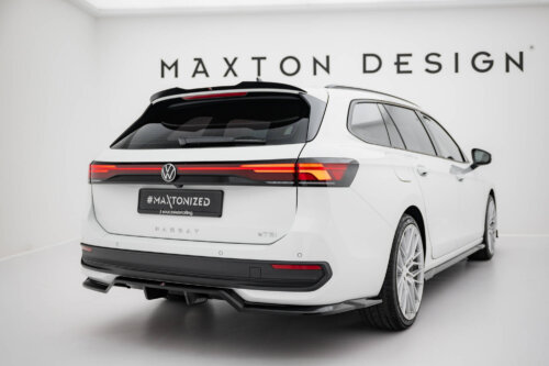 Maxton rear splitter (with vertical bars) for Volkswagen Passat B9
