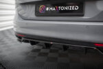 Maxton rear splitter (with vertical bars) for Volkswagen Passat R-Line B8 Facelift