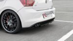 Maxton rear splitter (with vertical bars) for Volkswagen Polo GTI Mk6
