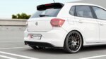 Maxton rear splitter (with vertical bars) for Volkswagen Polo GTI Mk6