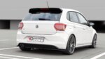 Maxton rear splitter (with vertical bars) for Volkswagen Polo GTI Mk6