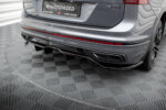 Maxton stražnji splitter (s vertikalnim šipkama) za Volkswagen Tiguan Allspace R-Line Mk2 Facelift