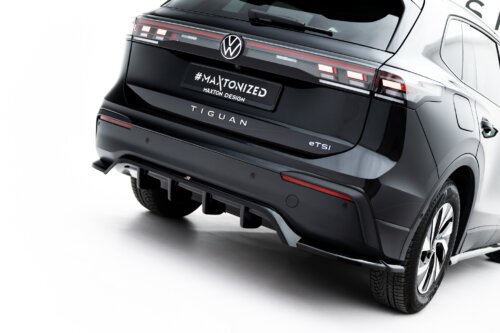 Maxton stražnji splitter (s vertikalnim šipkama) za Volkswagen Tiguan Mk3