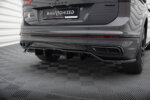 Maxton rear splitter (with vertical bars) for Volkswagen Tiguan R-Line Mk2 Facelift
