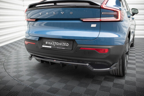Maxton rear splitter (with vertical bars) for Volvo C40 Mk1