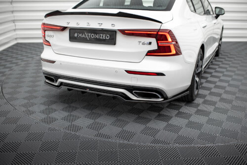 Maxton rear splitter (with vertical bars) for Volvo S60/V60 R-Design Mk3