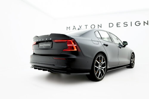 Maxton rear splitter (with vertical bars) for Volvo S60/V60 R-Design Mk3