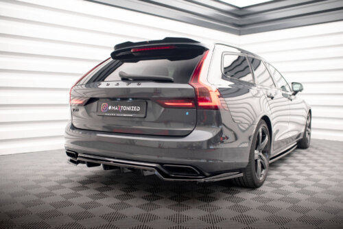 Maxton rear splitter (with vertical bars) for Volvo V90 / S90 R-Design Mk2