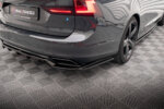 Maxton rear splitter (with vertical bars) for Volvo V90 / S90 R-Design Mk2