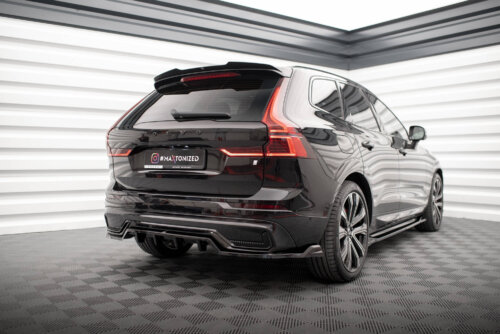 Maxton rear splitter (with vertical bars) for Volvo XC60 R-Design Mk2 Facelift