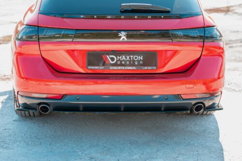 Maxton Rear Splitter(without vertical bars) Peugeot 508 Petrol Mk2