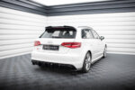 Maxton Rear Valance Audi A3 S-Line Sportback 8V (Version with dual exhausts tips on one side)