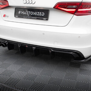 Maxton stražnji difuzor za Audi A3 S-Line Sportback 8V (verzija s jednostrukim ispušnim završeci na jednoj strani)