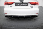 Maxton Rear Valance Audi A3 Sedan 8V Facelift (Version with single exhaust tips on one side)