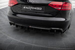 Maxton rear diffuser for Audi A4 B8 (Single side dual exhaust version)