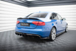 Maxton rear diffuser for Audi A4 S-Line Sedan / Avant B8 (Version with dual exhaust tips on one side)