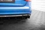 Maxton rear diffuser for Audi A4 S-Line Sedan / Avant B8 (Version with single exhaust tips on both sides)