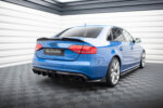 Maxton rear diffuser for Audi A4 S-Line Sedan / Avant B8 (Version with single exhaust tips on both sides)