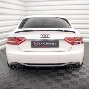 Maxton stražnji difuzor za Audi A5 Coupe 8T Facelift (Version with dual exhausts on both sides)