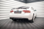 Maxton rear diffuser for Audi A5 Coupe 8T Facelift (Version with dual exhausts on one side)