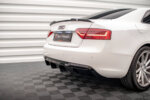 Maxton rear diffuser for Audi A5 Coupe 8T Facelift (Version with dual exhausts on one side)
