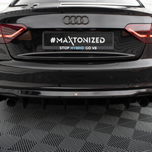 Maxton stražnji difuzor za Audi A5 Coupe / Cabrio S-Line 8T (Version with single exhausts on both sides)