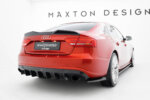 Maxton rear diffuser for Audi A5 S-Line Sportback 8T (Version with single exhaust tips on both sides)