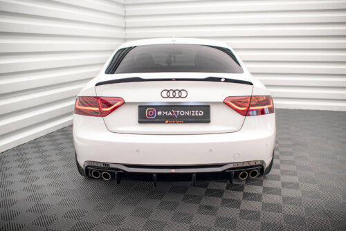 Maxton rear diffuser for Audi A5 Sportback 8T Facelift (Version with dual exhausts on both sides)